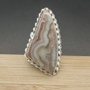 Agate Silver Ring 💎